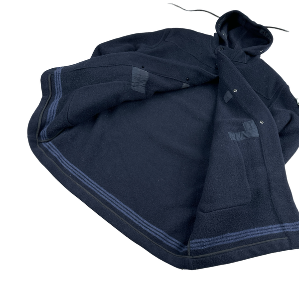 Stone Island Green Edge Vintage Wool Duffle Coat - Medium