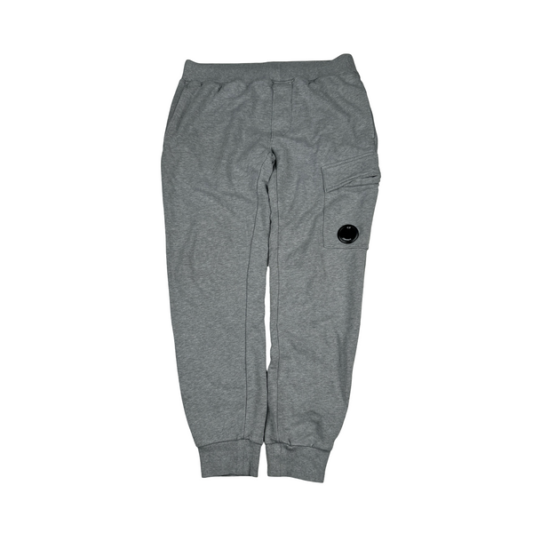 CP Company Grey Lens View Cotton Jogging Bottoms - Medium