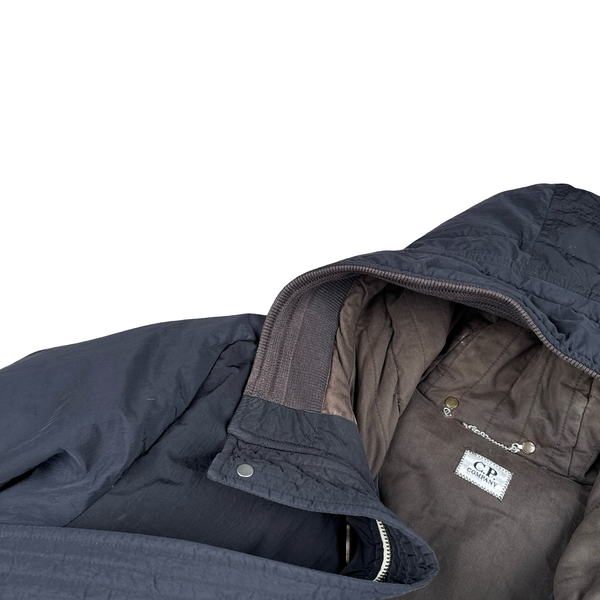 CP Company 2010 Black Chrome Down Filled Puffer Jacket - Medium