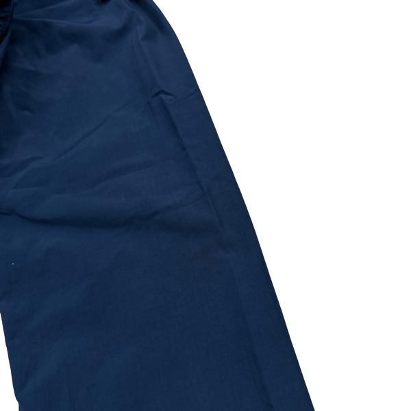 Stone Island 2010 Blue Resin Treated Nylon Jacket - Large