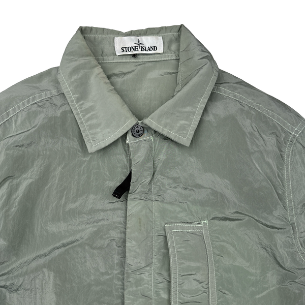 Stone Island 2018 Mint Nylon Metal Overshirt - Medium