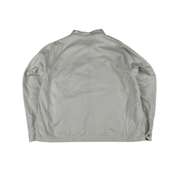 Ralph Lauren White Harrington Zipped Jacket - XL