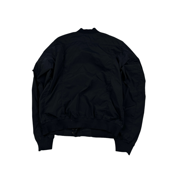 CP Company Black Nycra Lightweight Bomber Jacket - XL