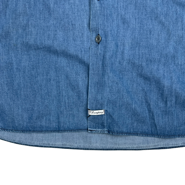 CP Company Vintage Button Down Cotton Long sleeve Shirt - Large