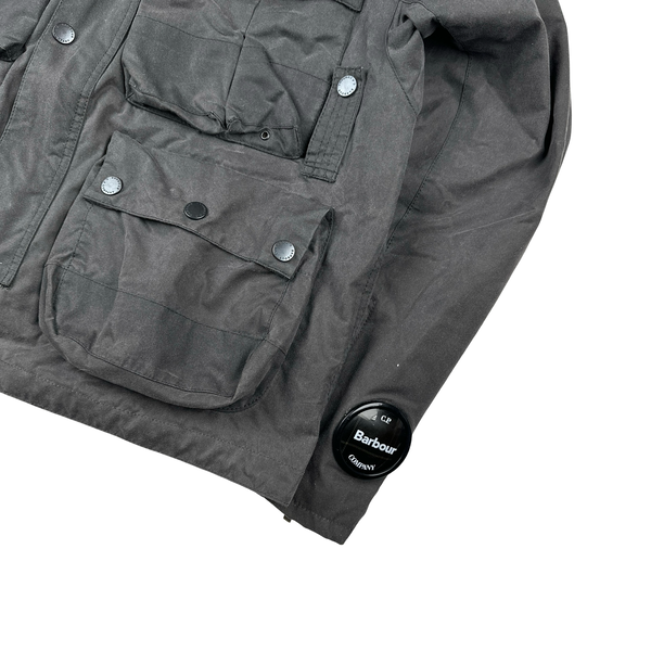 CP Company x Barbour Multi Pocket 500 Mille Waxed Jacket - Large