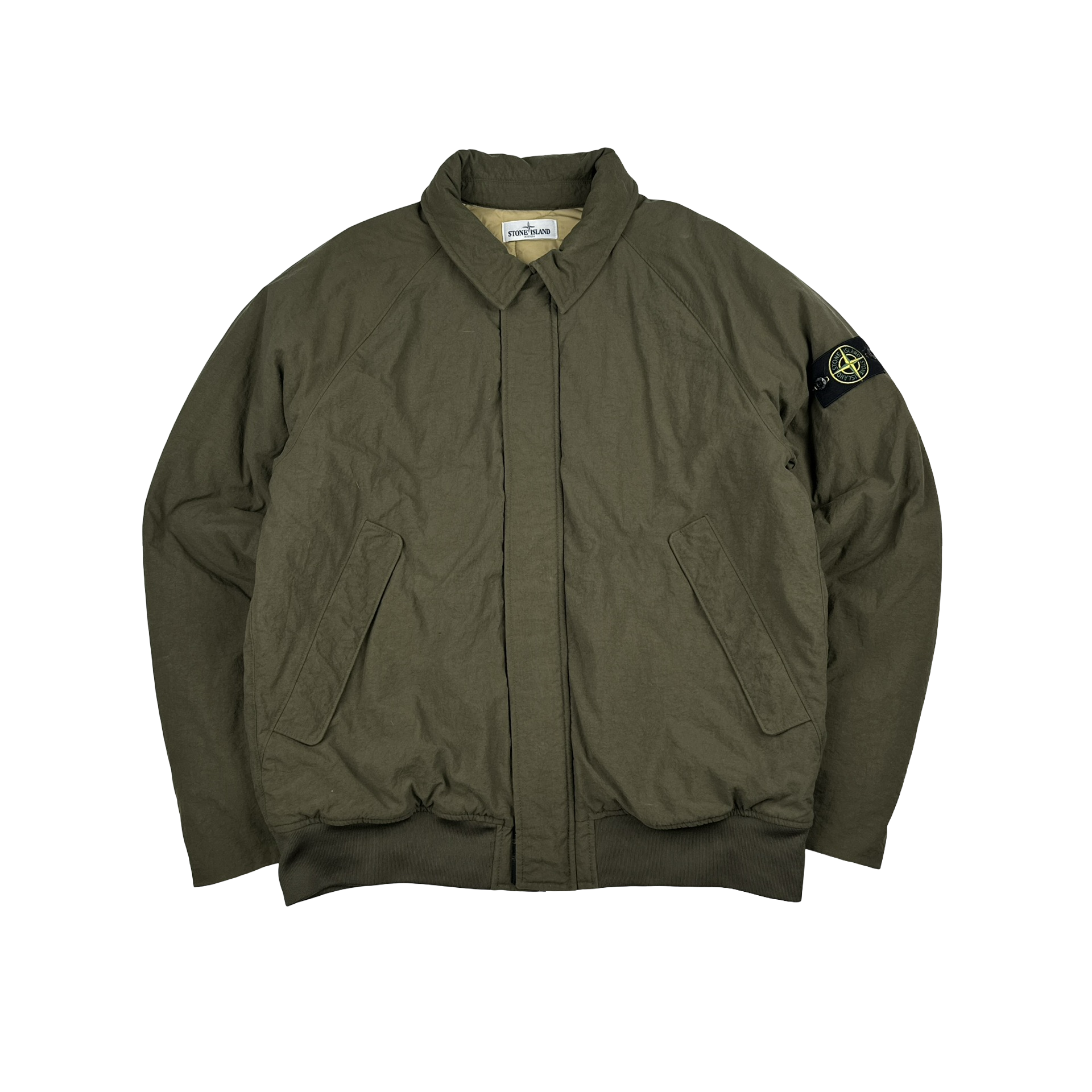 激レア！2012AW STONE  “OLD EFFECT” JKT 94SS] Old Stone Island Garment DYED DOUBLE BREASTED COTTON JACKET SIZ