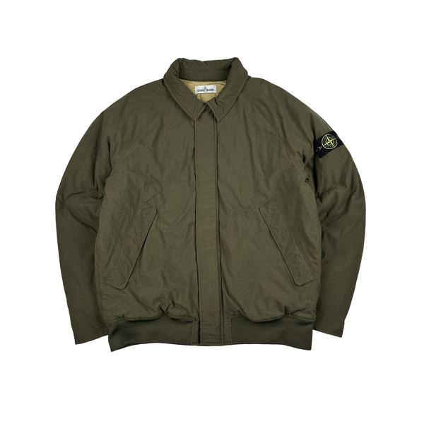 Stone Island 2012 30th Anniversary Reps Nylon Down Quilted Collared Jacket - 3XL