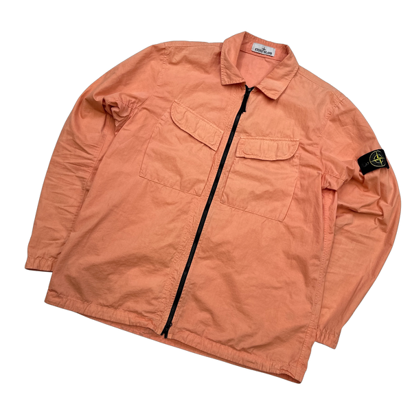 Stone Island 2022 Cotton Zipped Overshirt - XL