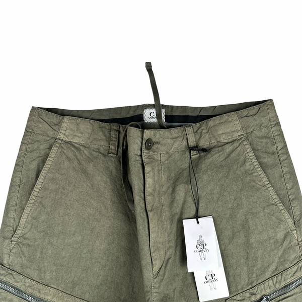 CP Company Khaki Ba Tic Cargo Trousers - Small