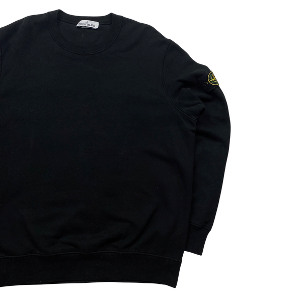 Stone Island 2020 Black Cotton Crewneck Sweatshirt - XL