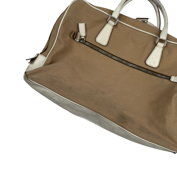 Prada Beige Women's Zipped Handbag