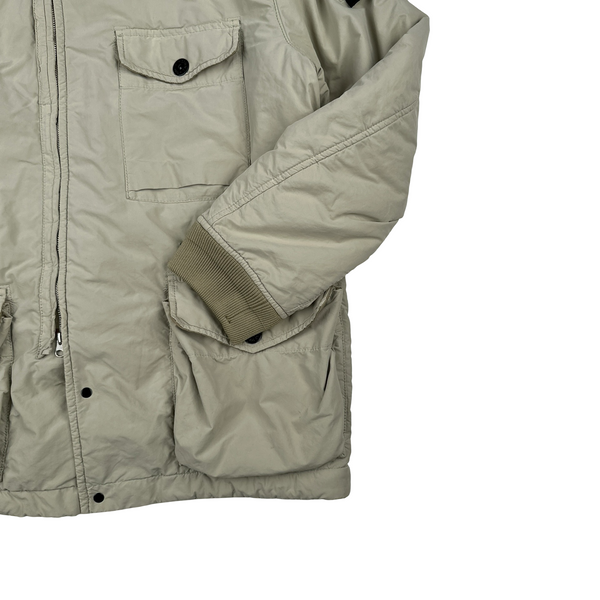 Stone Island 2022 Beige Micro Pile David TC Jacket - XL