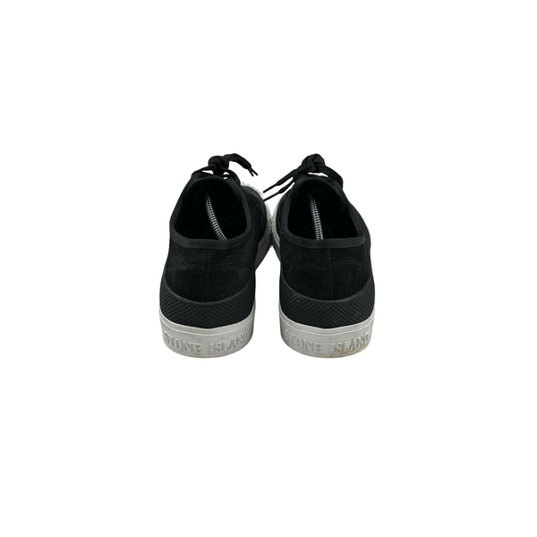 Stone Island x Diemme Black Leather Trainers - UK 10.5