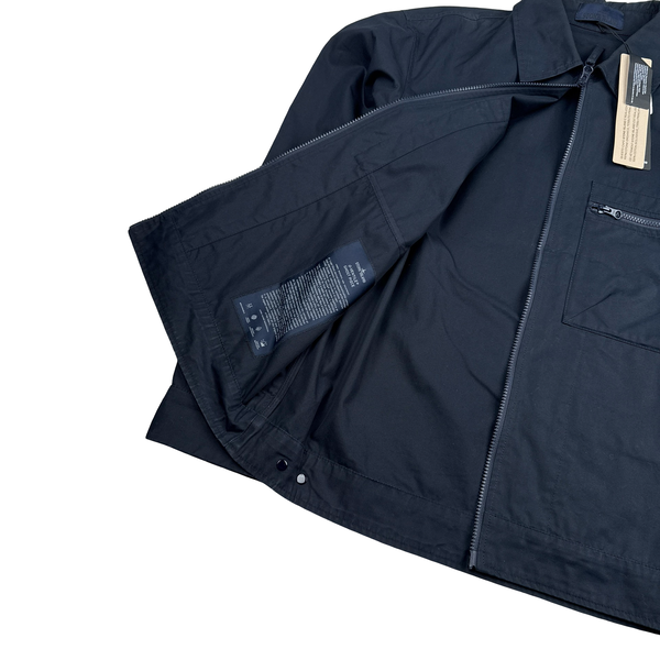 Stone Island 2024 Navy O-Ventile Ghost Piece Overshirt - Large