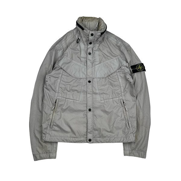 Stone Island 2016 Grey Garment Dyed Performance Tela Jacket - Medium