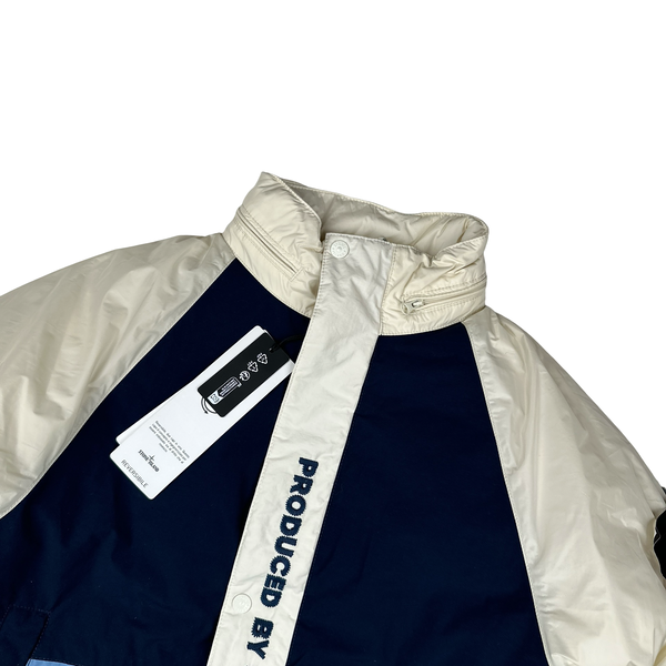 Stone Island x Supreme 2023 Tela Logo Reversible Down Puffer Jacket - Small