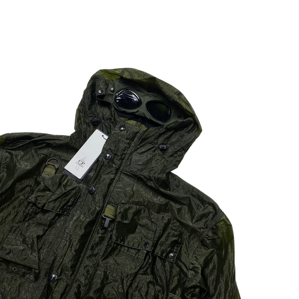 P Company Dark Green 500 Miglia La Mille Kan D Jacket - Large