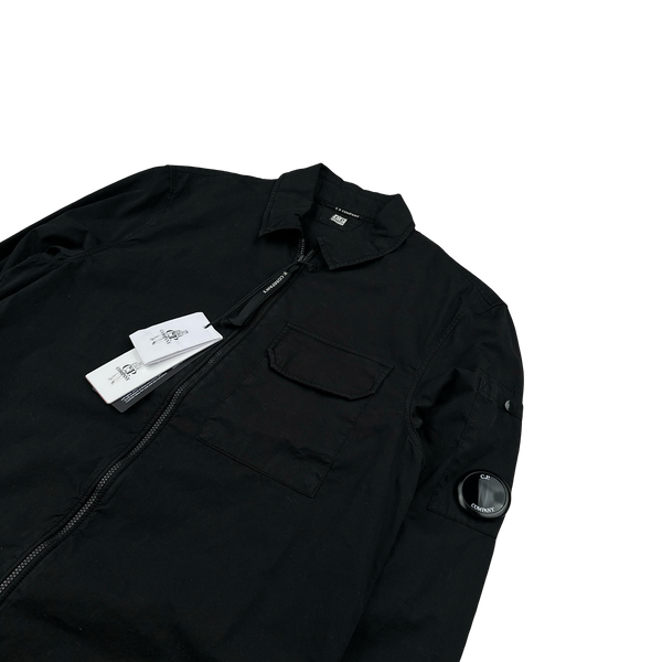 CP Company Black Cotton Overshirt - XS