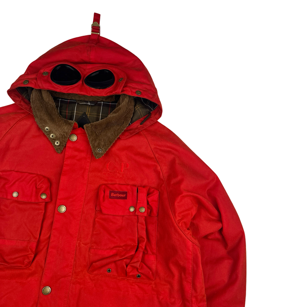CP Company x Barbour Multi Pocket Creed 500 Mille Waxed Jacket - XL
