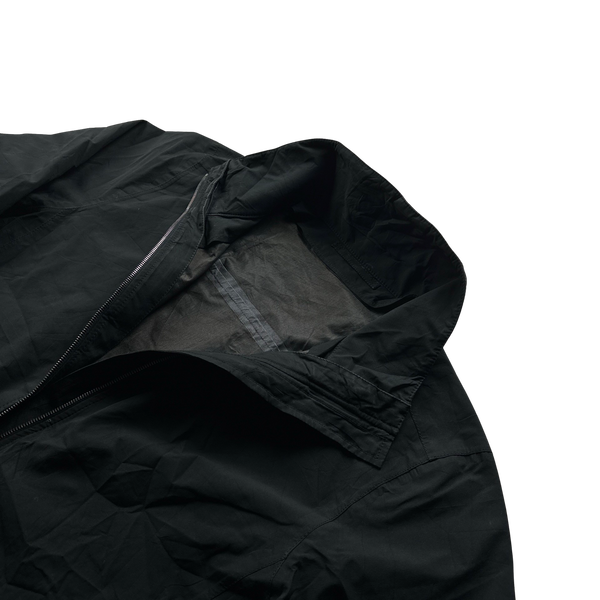 Prada Black Nylon Goretex  Shell Long Jacket - 3XL