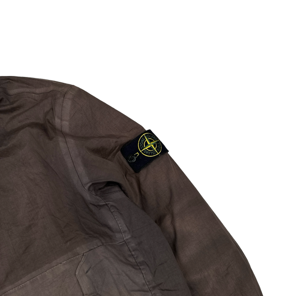 Stone Island 2013 Brown 3L Performance Cotton Primaloft Lined Jacket - XL