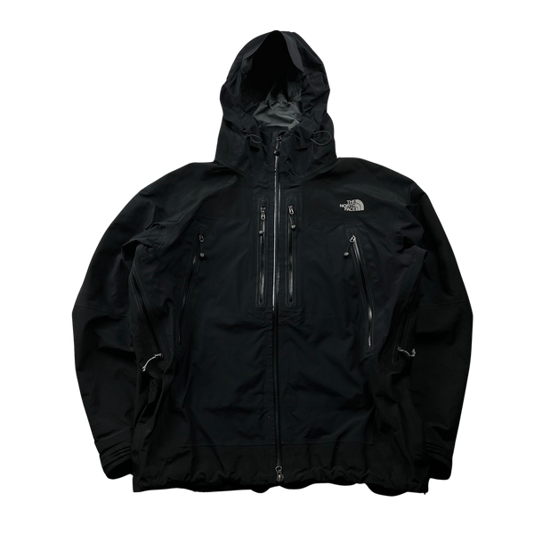 North Face Black Summit Series Goretex Rain Jacket - XL