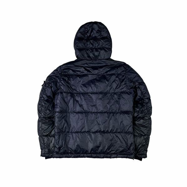 Stone Island Navy Garment Dyed Puffer Jacket - Medium