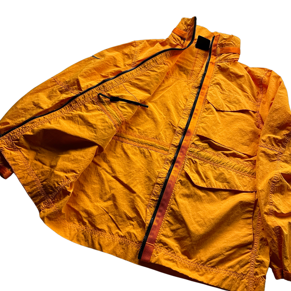 Nike Orange Pro Tech Multipocketed Field Jacket - Small