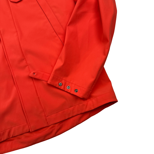 CP Company Corel Red Soft Shell R Hooded Jacket - Large