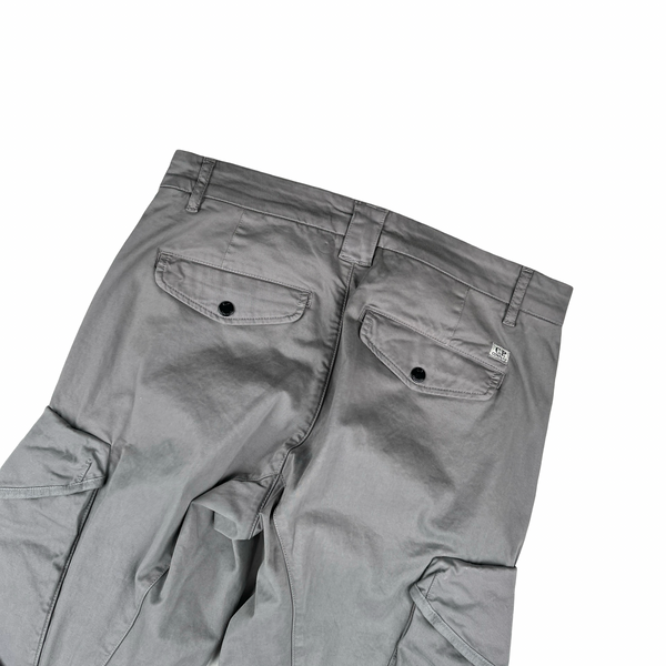 CP Company Grey Ergonomic Fit Cargo Trousers - Medium
