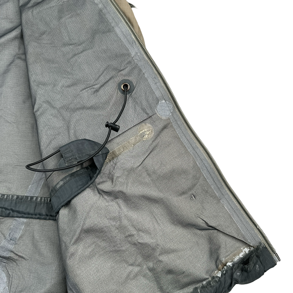 Arcteryx Brown Two Tone Gore-tex Pro Zipped Hooded Jacket - Large