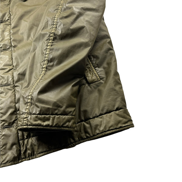 Stone Island 2015 Mussola Gommata Sherling Flight Jacket - XXL