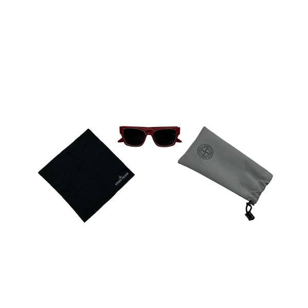 Stone Island Red Shield Lens Sunglasses