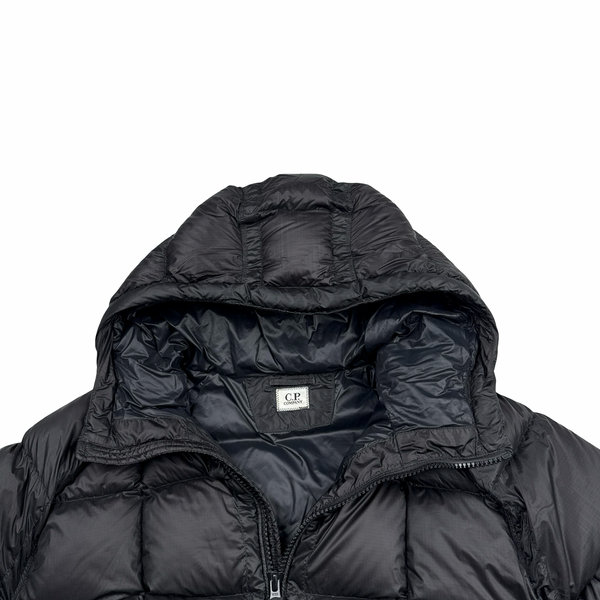 CP Company Black Down Filled DD Shell Lens View Puffer Jacket - XXL