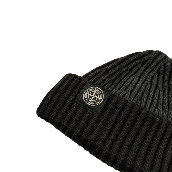 Stone Island 2012 Brown Wool Ribbed Beanie