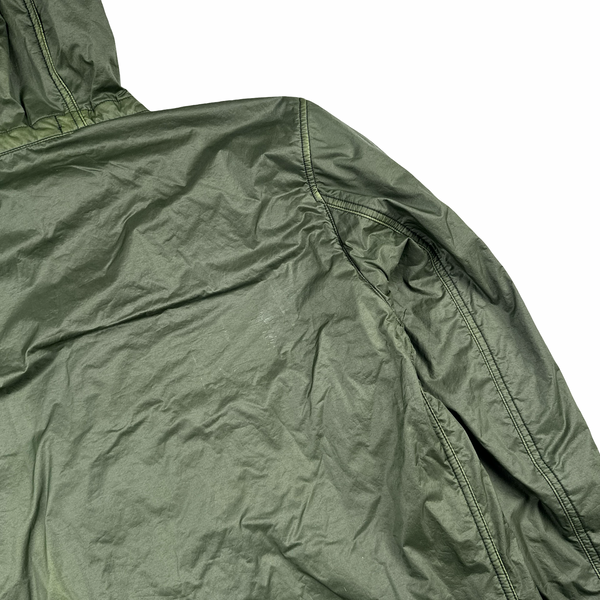 Stone Island 2020 Green Lamy Flock Velour Lining Jacket - Large