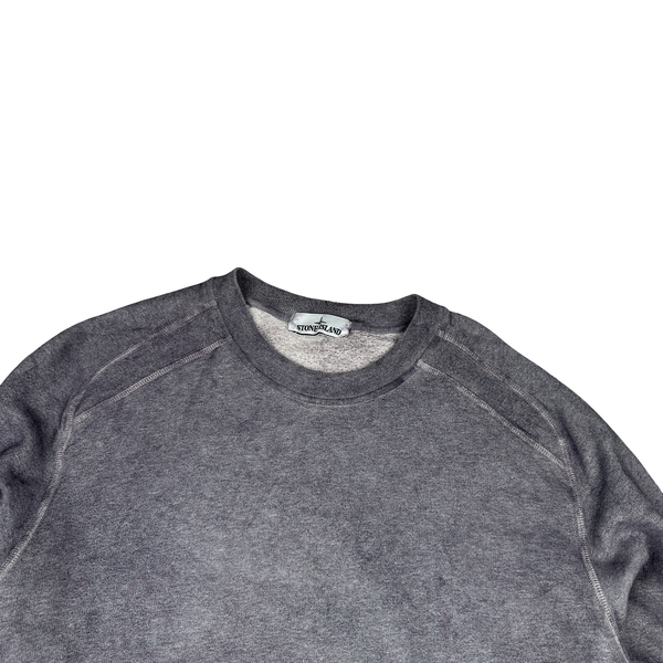 Stone Island 2020 Grey Dust Treatment Crewneck - XL