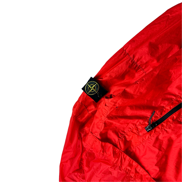 Stone Island x Nike Red Hyperlight Membrana Windrunner Jacket - XXL