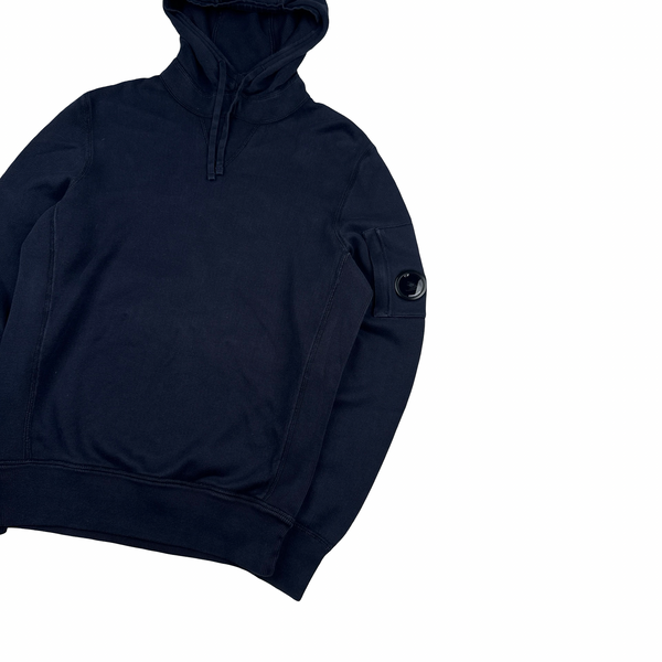 CP Company Navy Lens Viewer Hoodie - Small