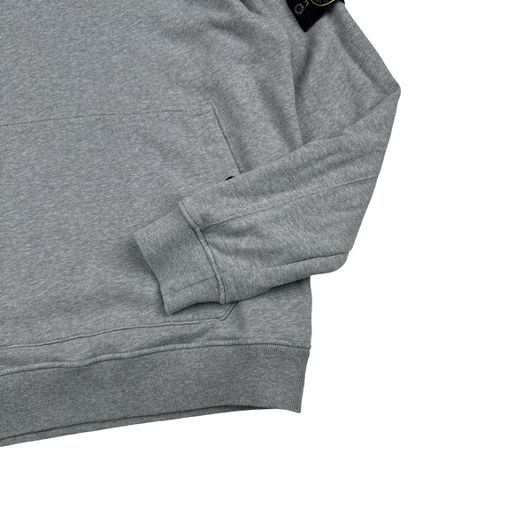 Stone Island 2023 Grey Hooded Cotton Joggers Tracksuit - Medium