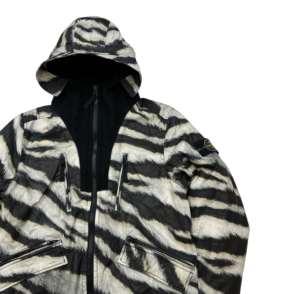 Stone Island 2018 White Tiger Camo 50 Fili Primaloft Jacket - Small