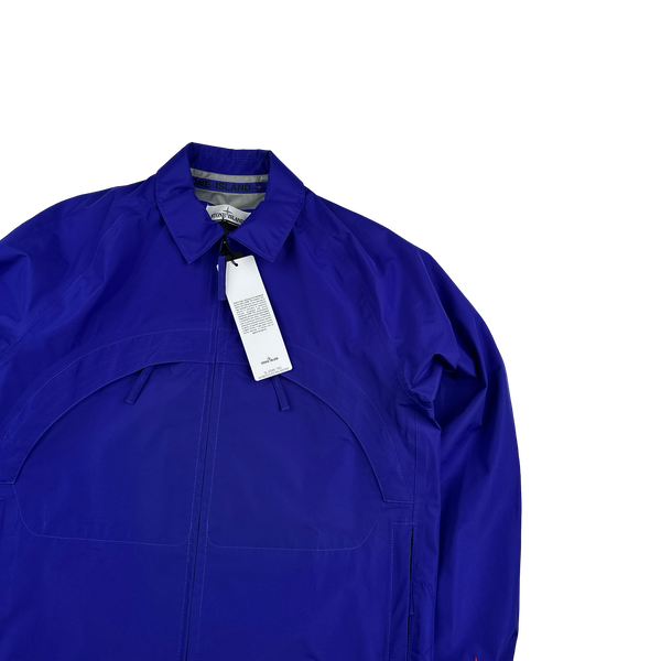 Stone Island Marina Gore Tex Waterproof Spellout Jacket - Large