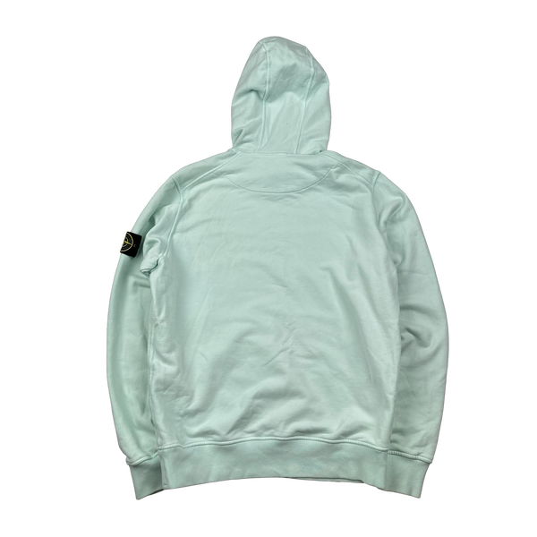 Stone Island 2022 Mint Pullover Cotton Hoodie - Large