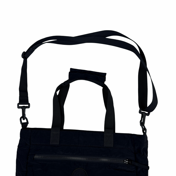 Stone Island 2024 Black Nylon Metal Compass Shoulder/Holdall Bag