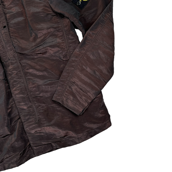 Stone Island 2016 Dark Red Weft Overshirt - Medium