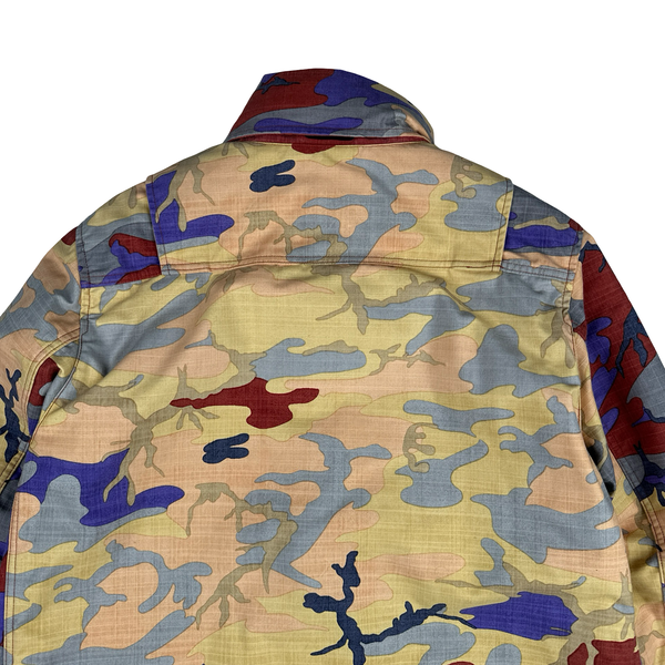 Stone Island 2022 Heritage Camo Ripstop Nylon Dutch Rope Jacket - Large