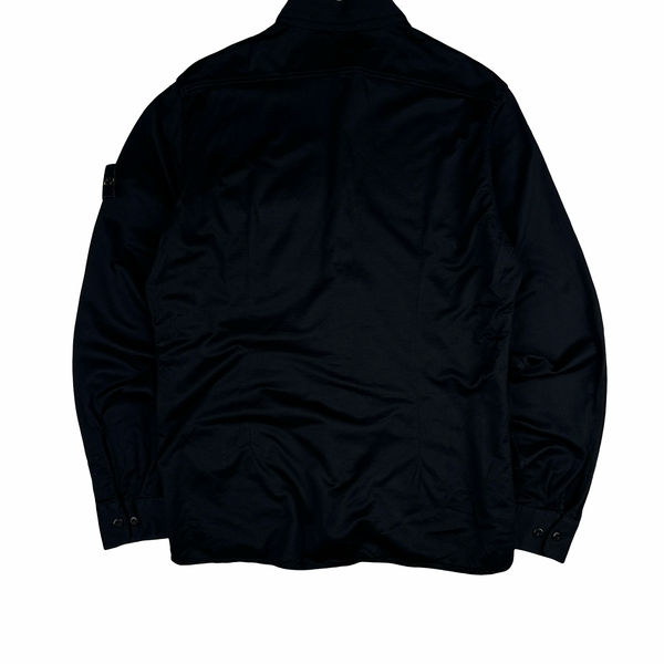 Stone Island 2016 Black Buttoned Pocket Overshirt - XL