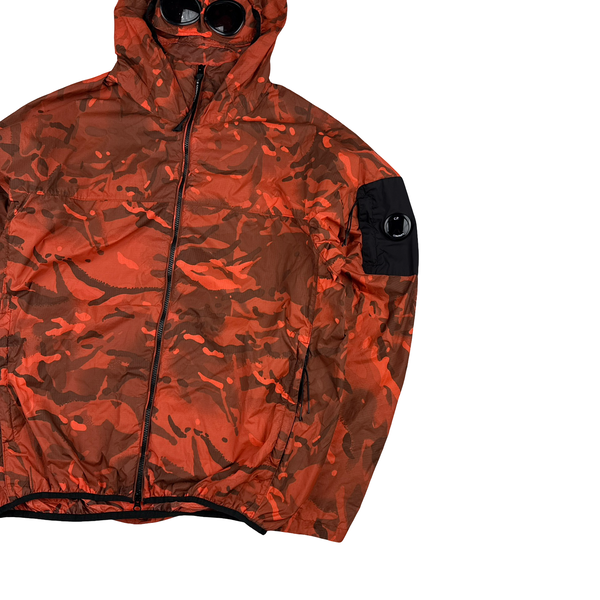CP Company Red Re Print Camo Goggle Hooded Jacket - 3XL