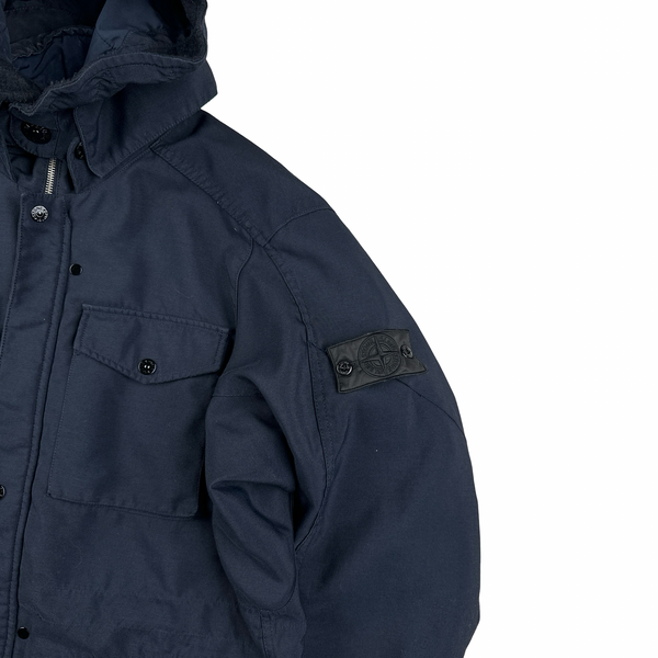 Stone Island 2014 Navy Shadow Project Hollowcore Multi Pocket Jacket - XL