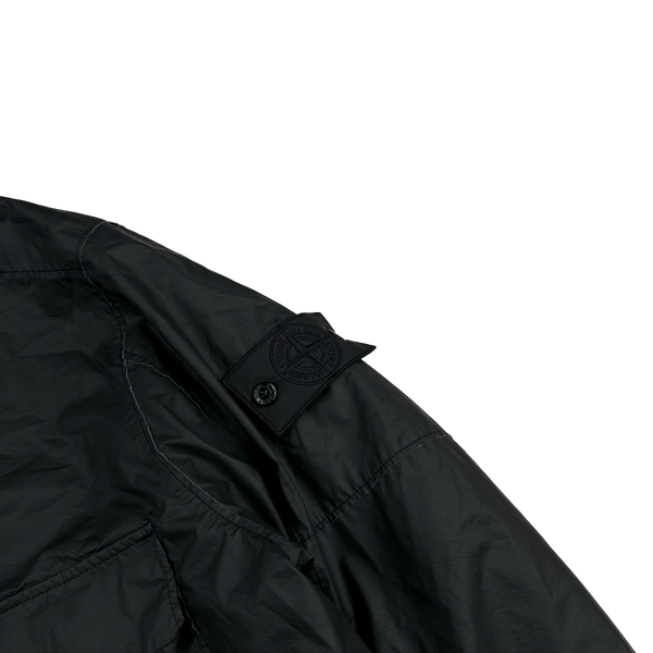 Stone Island 2018 Black Poly-Hide 2L Shadow Project Jacket - Large